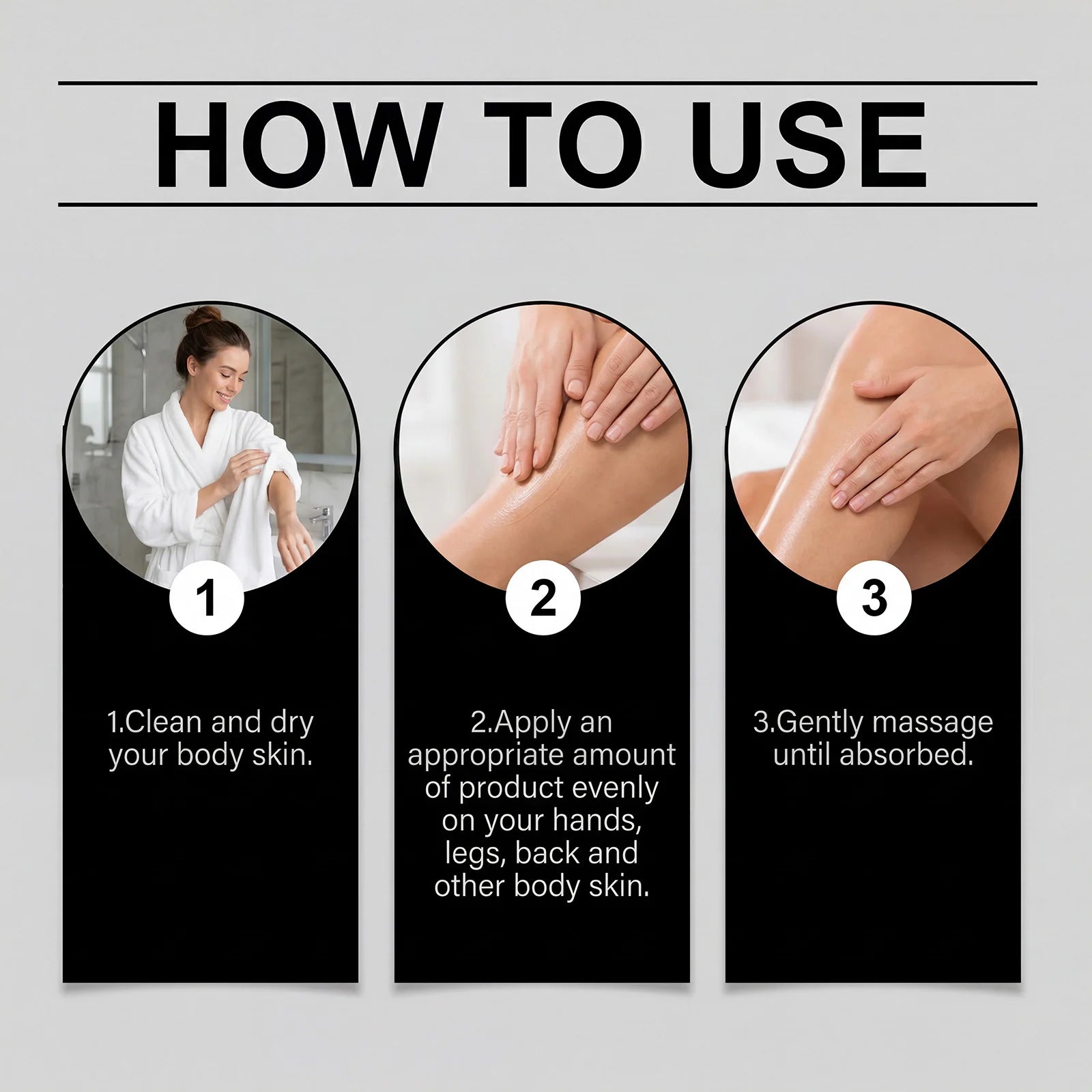 OceAura Collagen Body Oil by Showlu Fashion Store, a firming anti-cellulite massage oil with a sleek bottle and textured label.