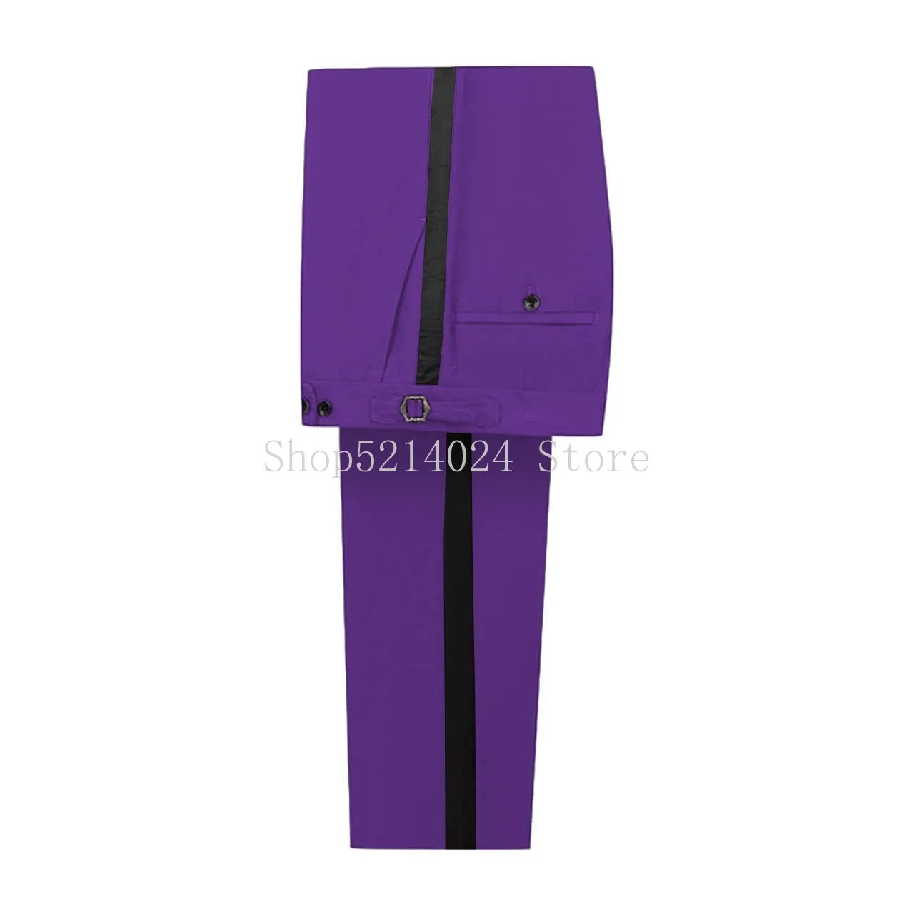 Men's formal business trousers by Showlu Fashion, tall fit tuxedo party pants with a classic, tailored look for special occasions.