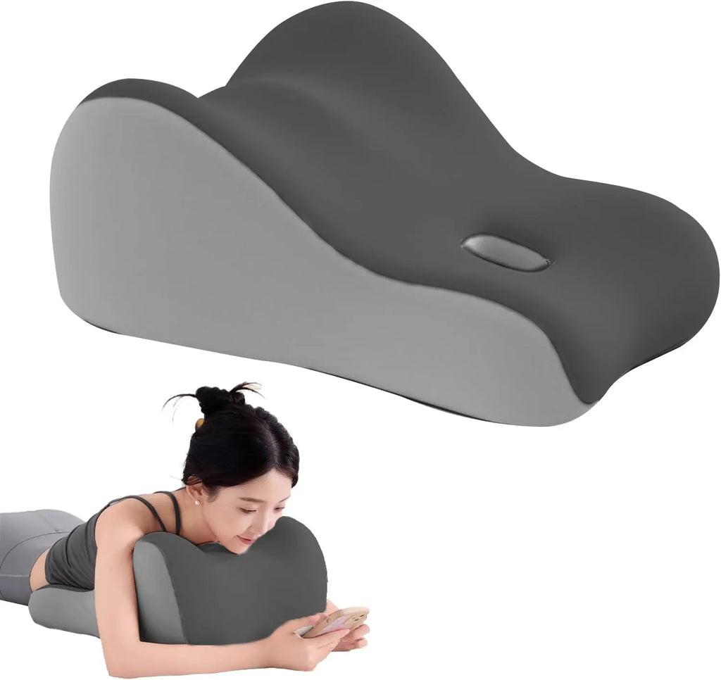 Showlu Memory Foam Intimacy Support Wedge Pillow with washable cover, featuring a soft, ergonomic design for comfort and support.