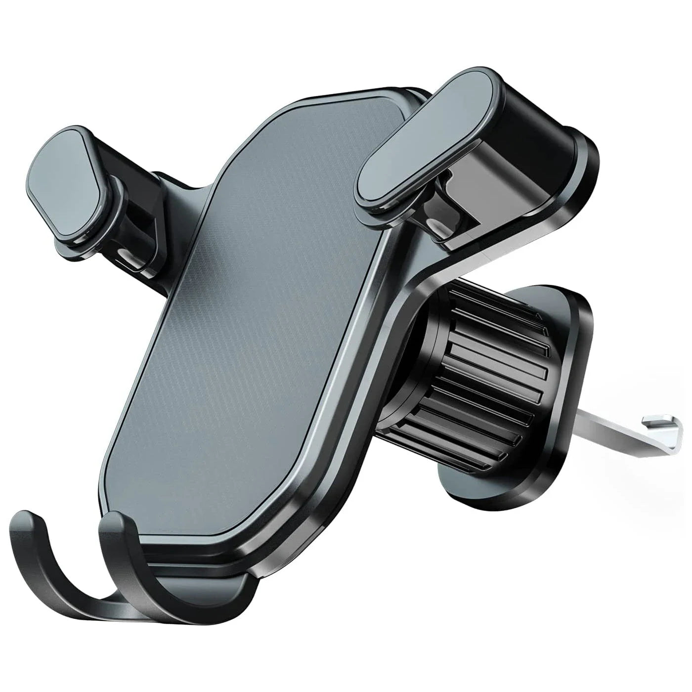 SHOWLU FASHION STORE gravity car phone holder with 360° air vent hook mount, securely holds smartphones in vehicles.