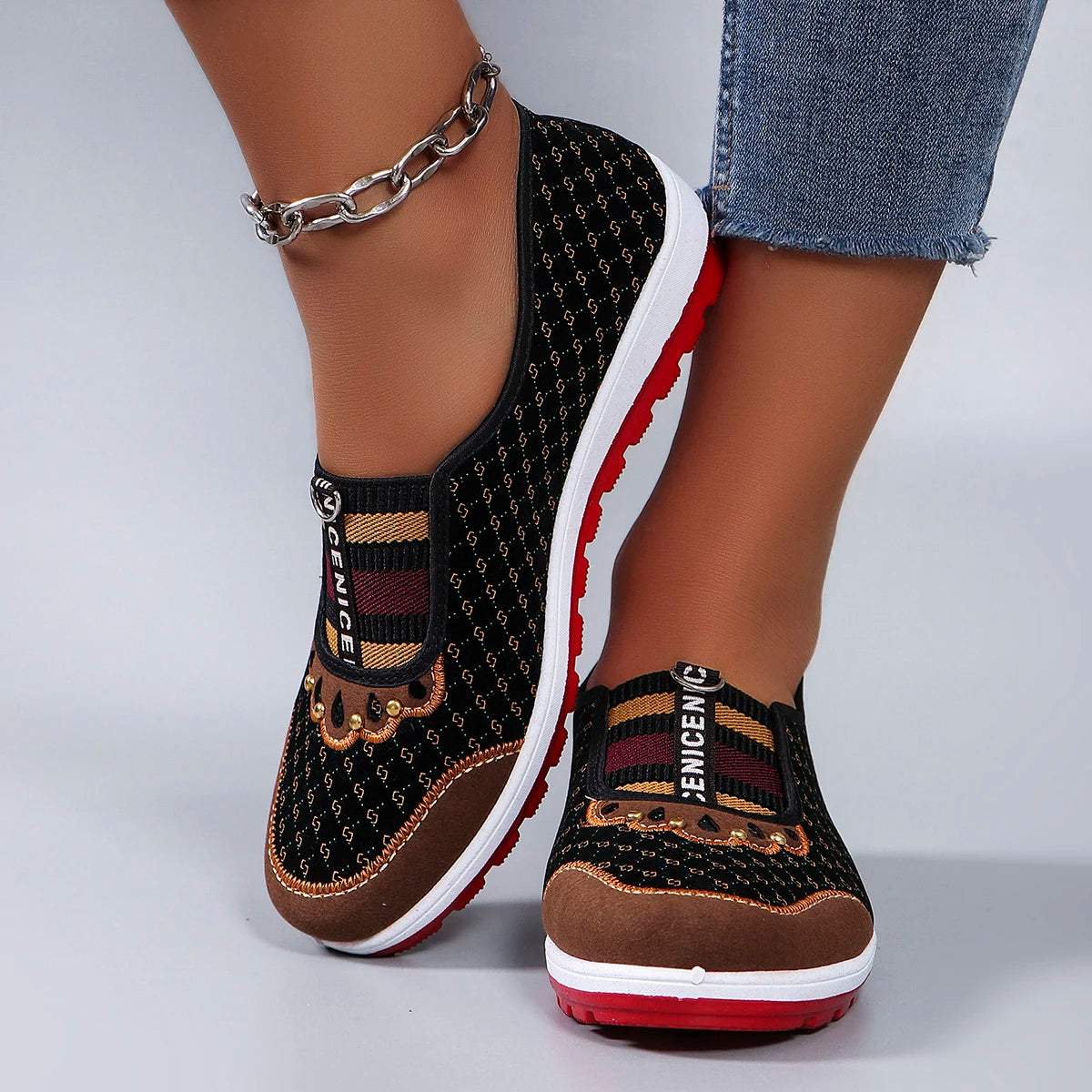 Women's breathable mesh casual sneakers by Showlu Fashion Store, flat summer shoes with comfortable mesh design
