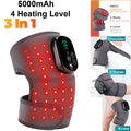 Showlu Fashion 3-in-1 red light knee and shoulder massager with heating, support brace, and rechargeable pad for muscle relaxation
