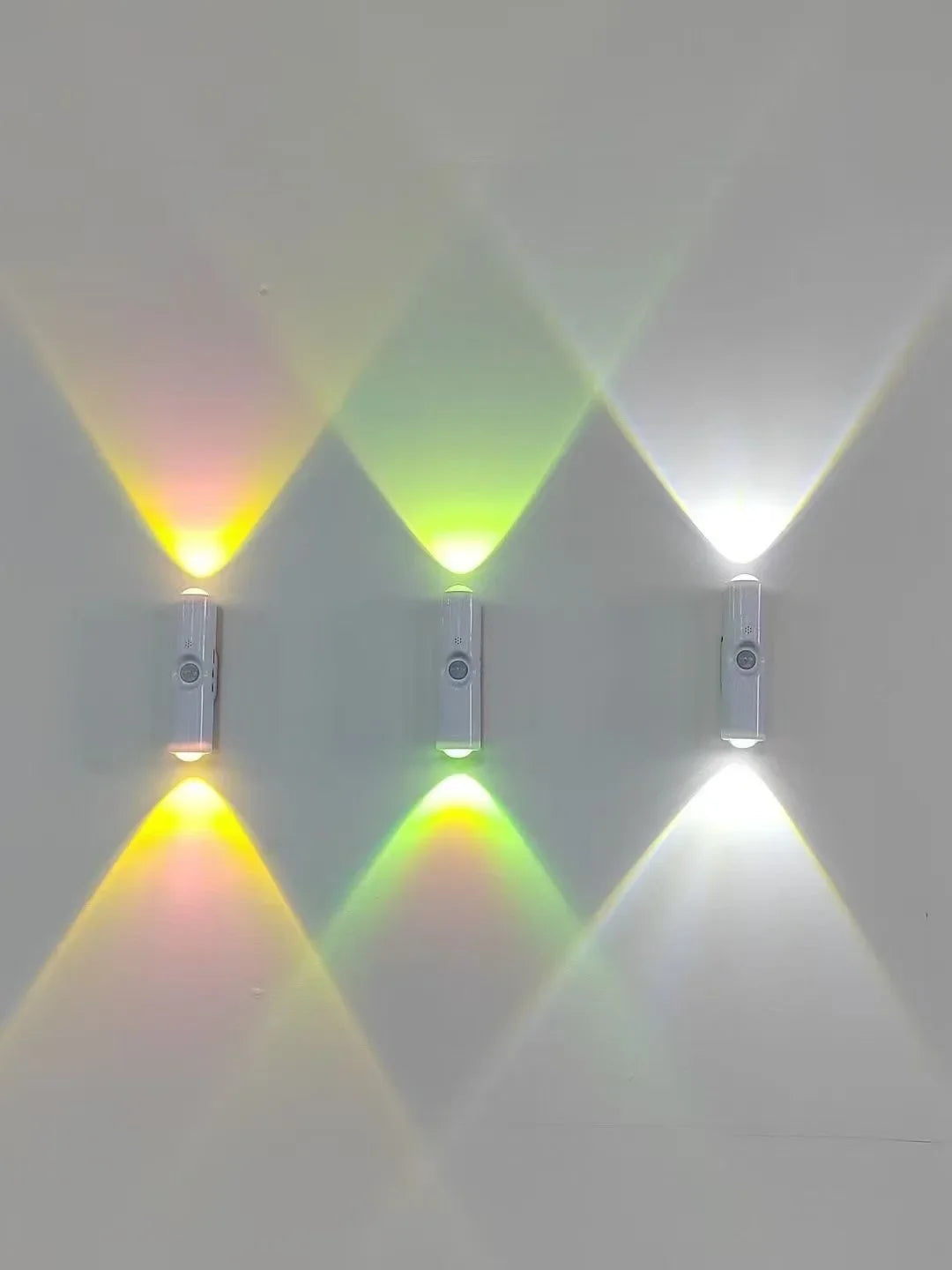 Showlu Smart rechargeable motion sensor LED cabinet light with magnetic base and USB charging, ideal for under counter and closet lighting.