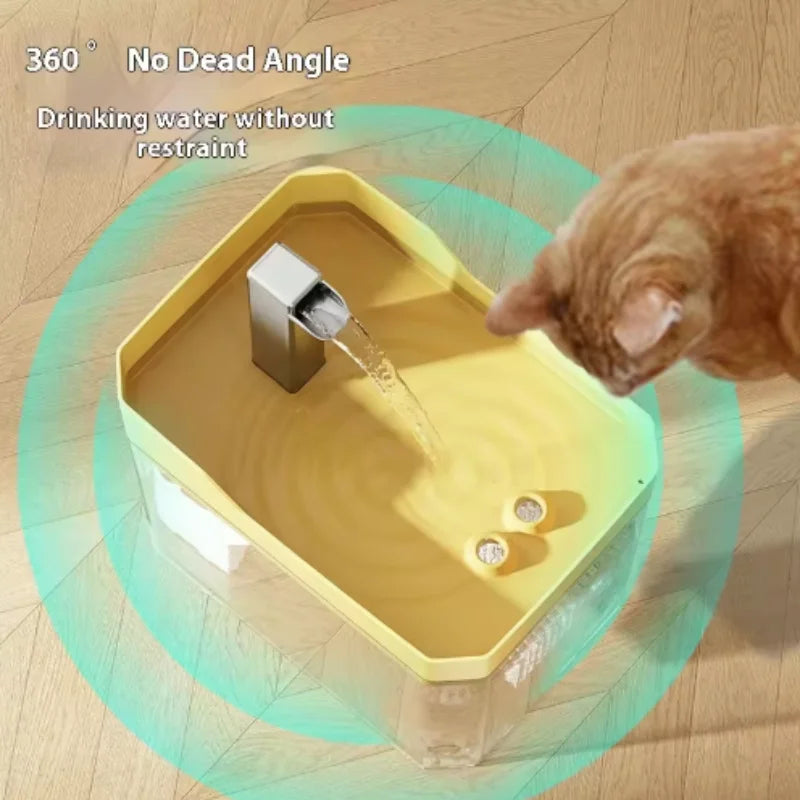 Showlu Smart General Pet Water Fountain Mini with flowing water and compact design, ideal for small pets.