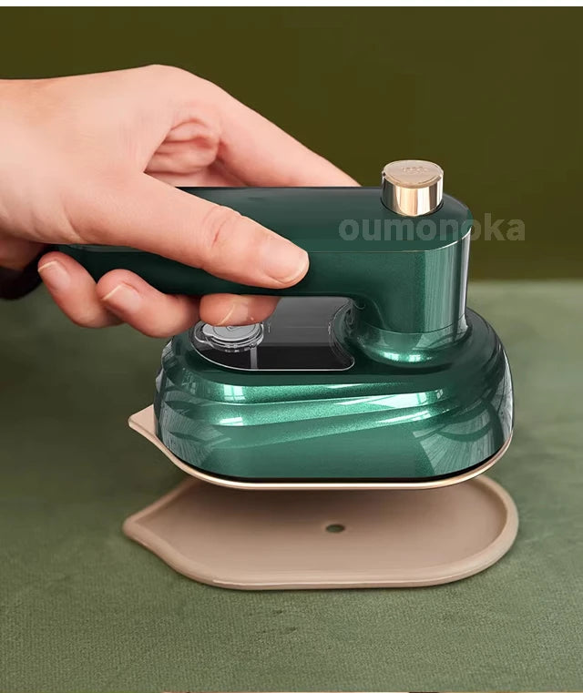 Showlu Smart General portable handheld garment steamer and mini travel iron, 220V, with a sleek white design for easy travel use.