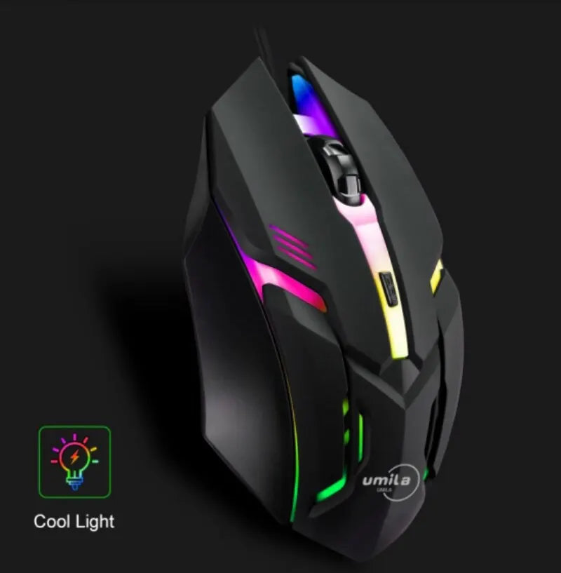 High-quality Showlu gaming mouse with ergonomic design, USB connection, backlit features, suitable for desktop and laptop use.