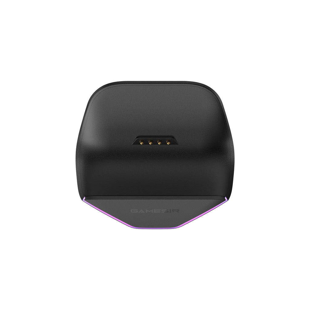 Showlu Smart General GameSir RGB controller charging dock stand with LED lighting and multiple charging ports for gaming controllers.