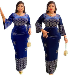 African Dresses For Women Vetement Femme Dashiki Abaya Maxi Dress Africa Clothes Dashiki Ankara Dresses 2025 Spring Summer New