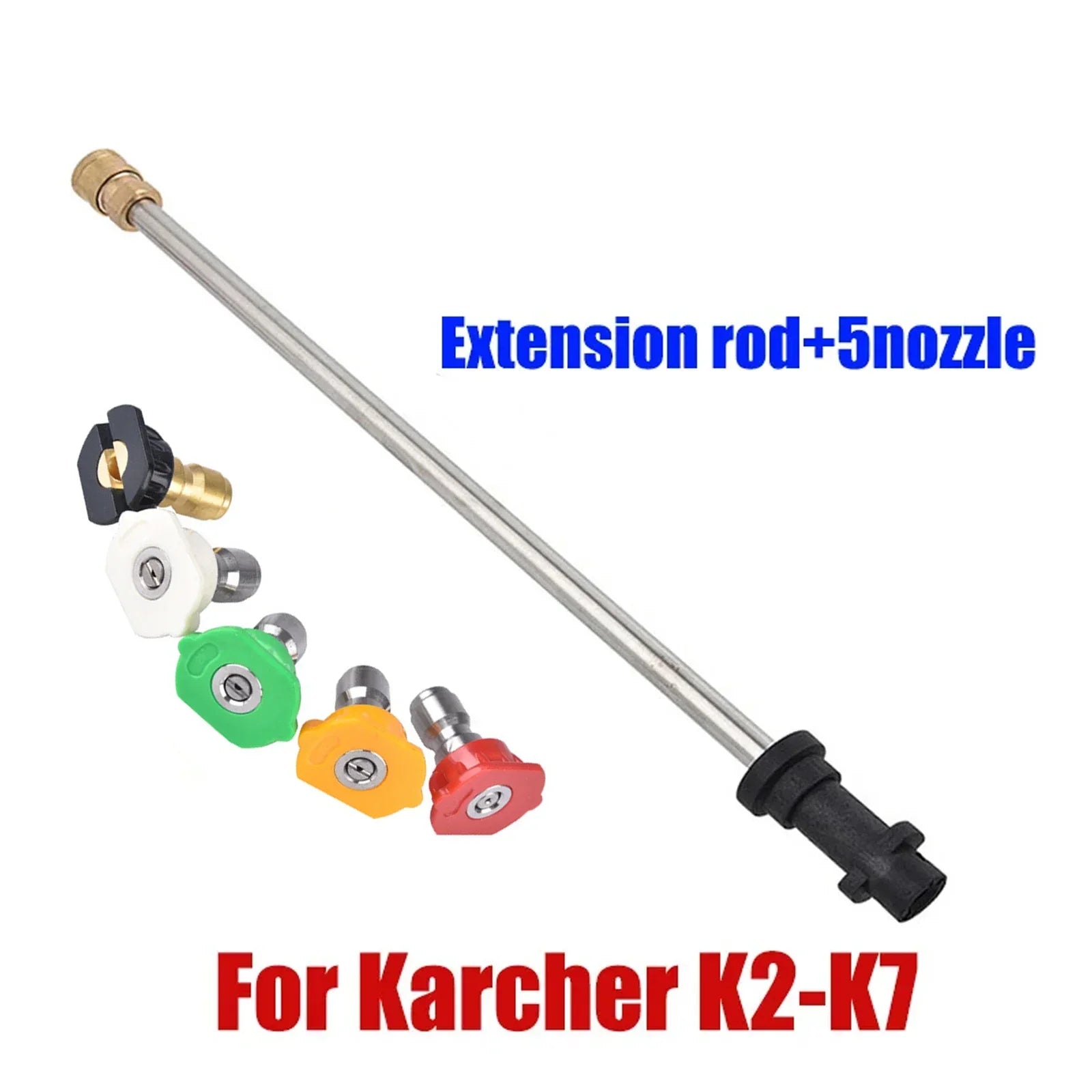Undercarriage cleaning wand from Showlu Fashion Store with a flexible hose and nozzle for vehicle underside cleaning.
