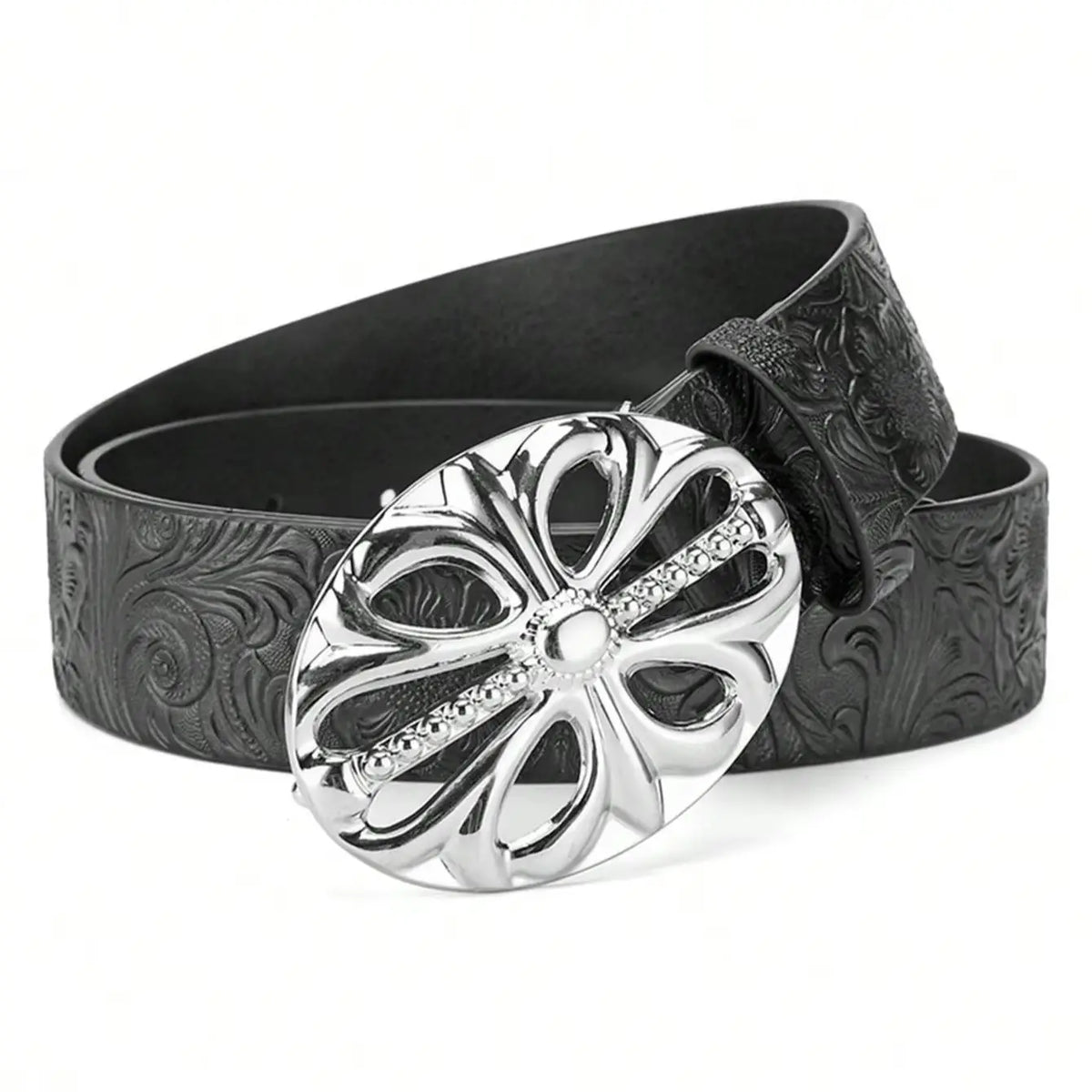 Retro men's bohemian style belt with personalized design, suitable for jeans, dresses, and casual wear, by Showlu Fashion Store.