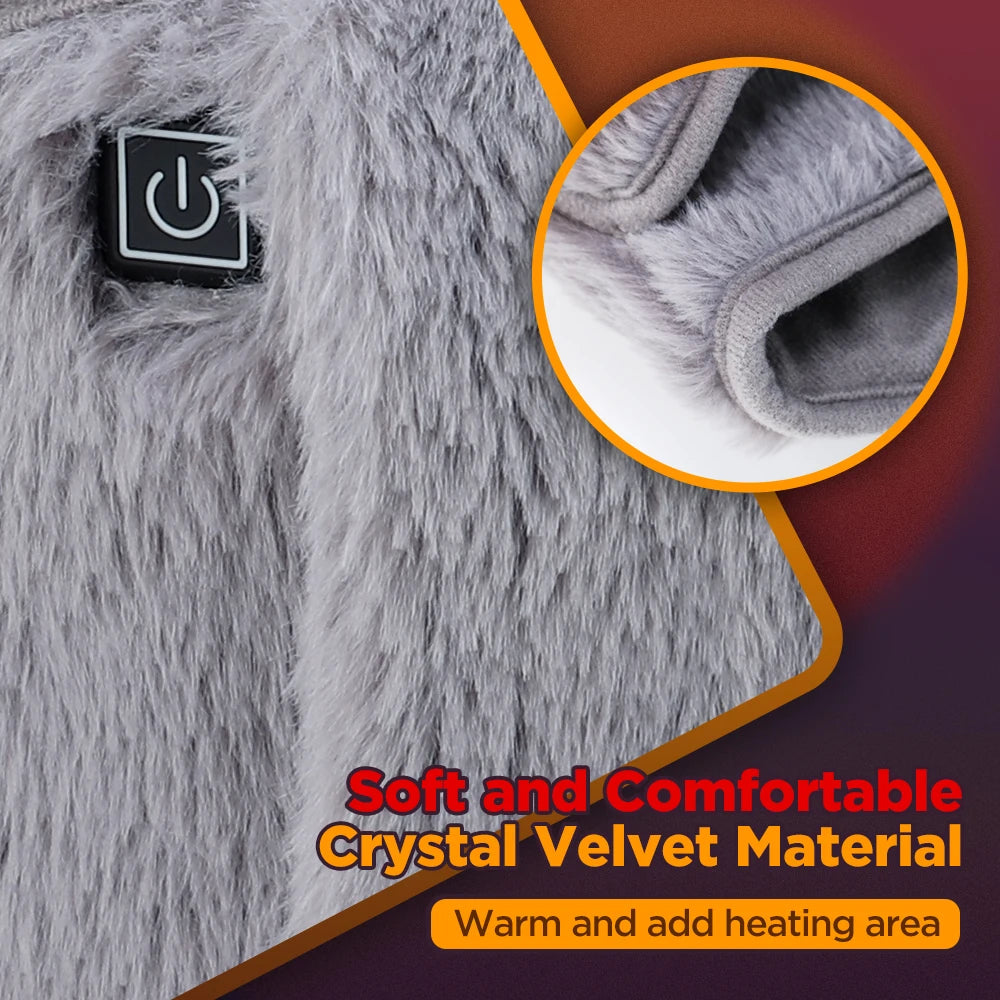 Showlu Smart General USB electric heating waist belt with graphene warm pad, adjustable for comfort and targeted warmth.