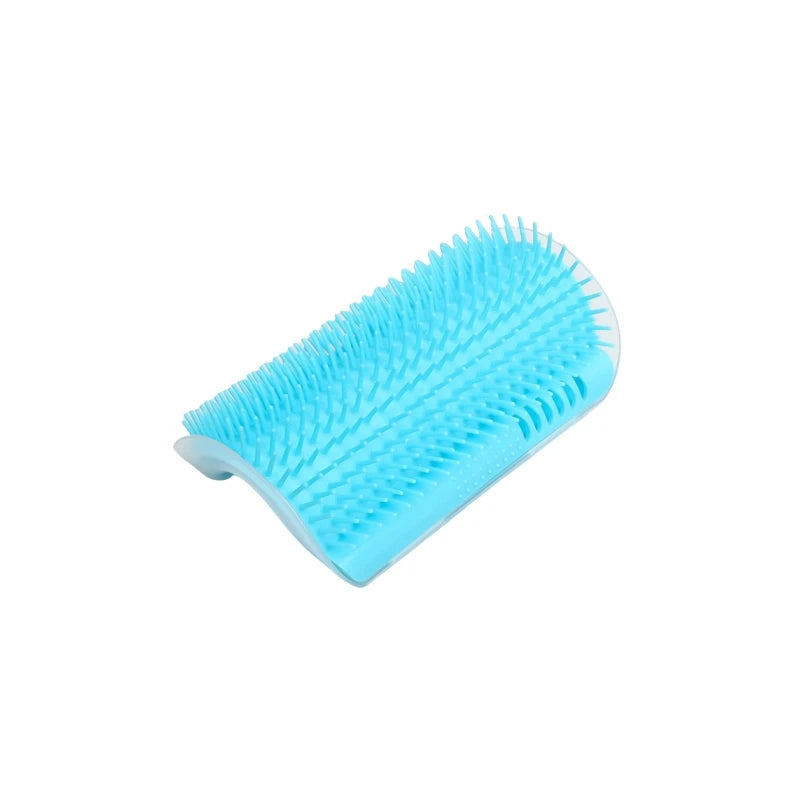 Showlu Fashion Store cat scratcher massager with grooming brush and hair comb for cats and kittens, pet care accessories.
