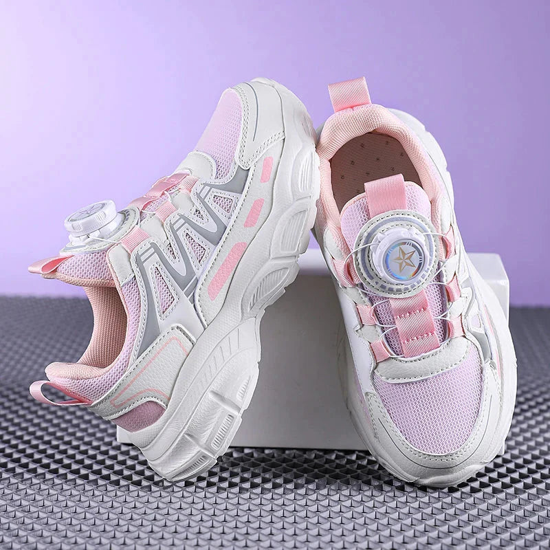 Kids breathable slip-on sneakers by SHOWLU FASHION STORE, sporty shoes for boys and girls with comfortable, lightweight design.