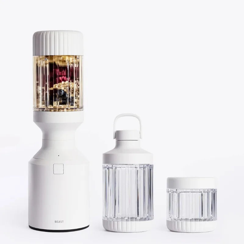 SHOWLU FASHION STORE HAOYUNMA Beast Blender 800W personal countertop smoothie maker with sleek design and control buttons.