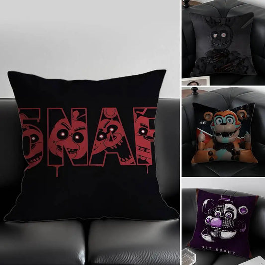 F-Five-Nights-At-Freddys F-Fnaf Anime Pillow Case Skin-Friendly And Comfortable Fabric Pillowcase Lnvisible Lilky Zipper