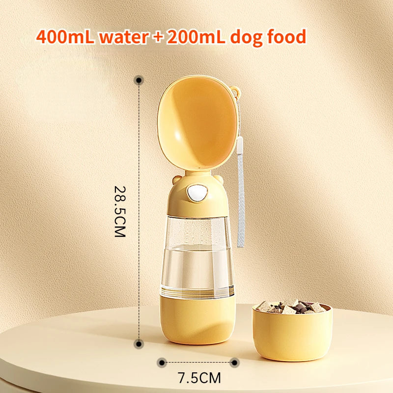 Showlu Portable Dog Water Dispenser and travel bowl for pets, featuring a multi-functional design for on-the-go hydration.
