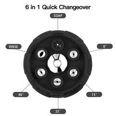 6 in 1 Adjustable Pressure Washer Nozzle