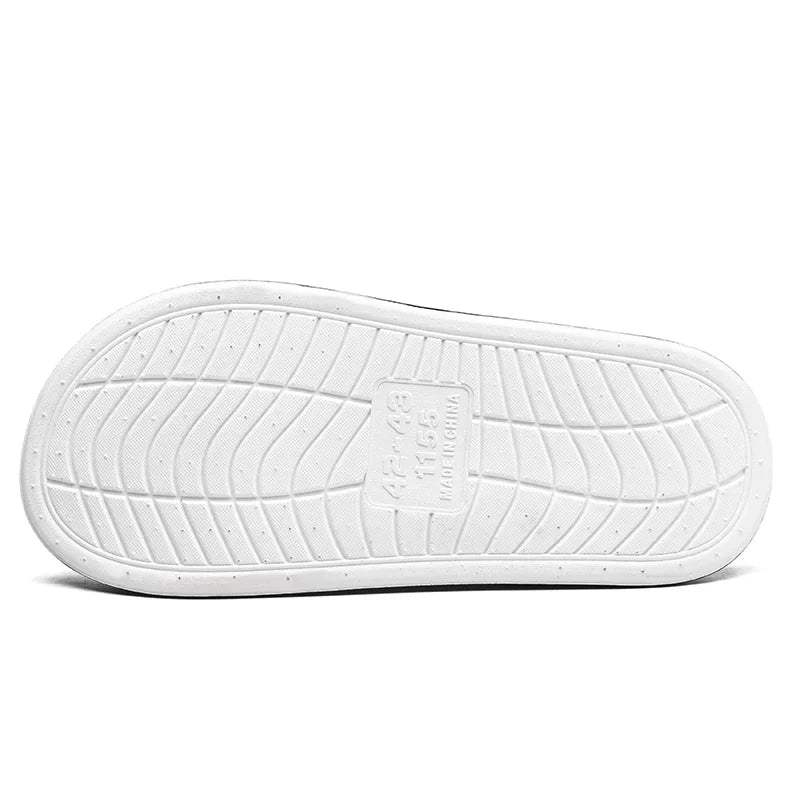Men's summer flip-flops from Showlu Fashion, casual outdoor beach sandals with comfortable, stylish design and durable sole.