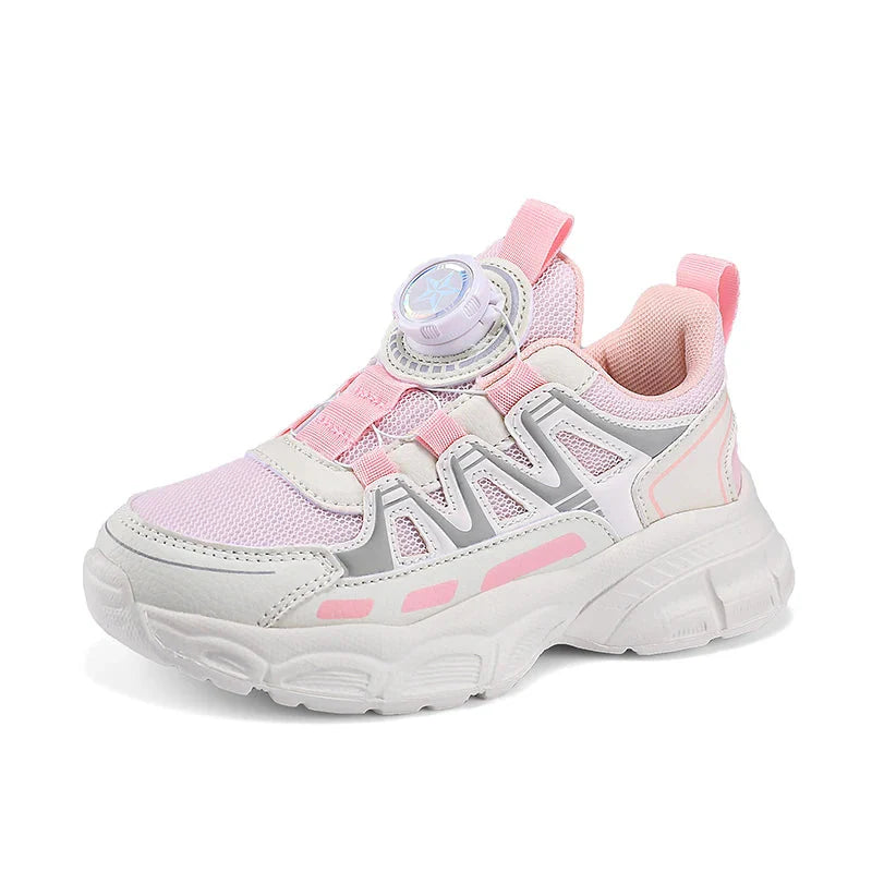 Kids breathable slip-on sneakers by SHOWLU FASHION STORE, boys and girls sport shoes in vibrant colors, ideal for active wear.