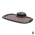 Car dashboard anti-slip mat from Showlu Fashion Store, showing a textured black surface designed to hold items securely in place.