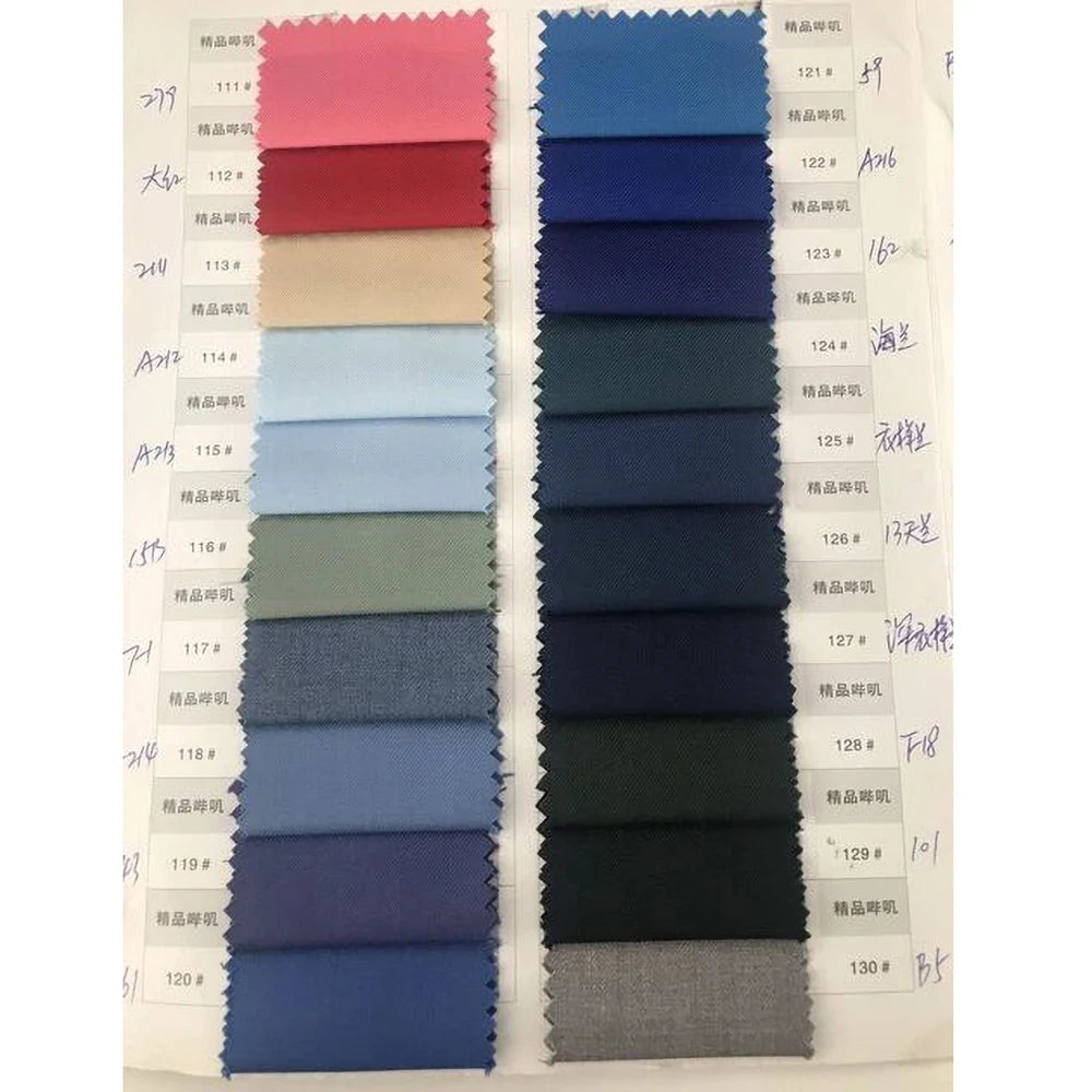 Formal Men's Suits 3 Piece Jacket Pants Vest Elegant Blue Single Breasted Notch Lapel Slim Fit Male Clothing High Quality Terno SHOWLU FASHION STORE