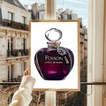 Showlu Fashion perfume bottle wall art poster featuring a modern Nordic paper mural design, vibrant and decorative for wall display.