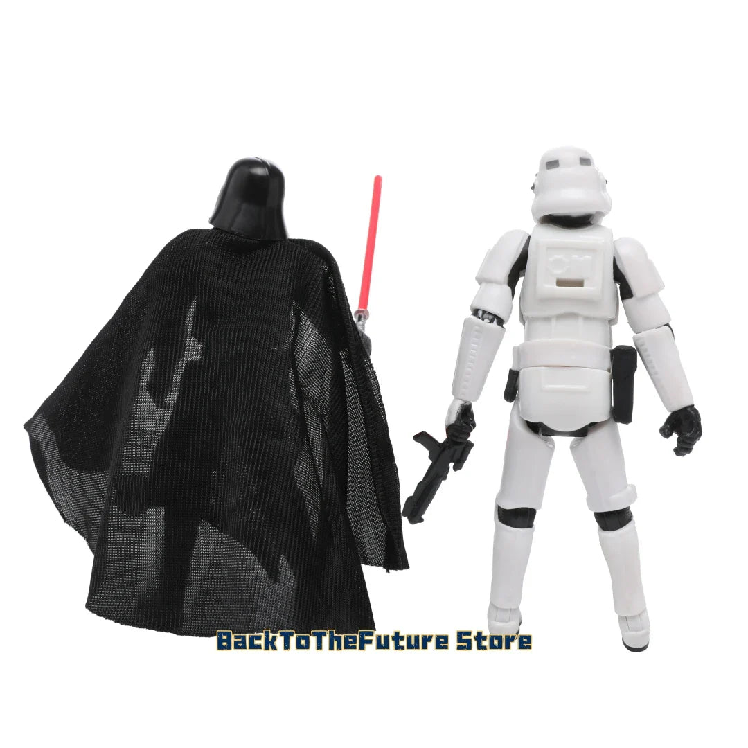 Dark Trooper Star Wars action figure by Hasbro, 10cm plastic mini model with detailed armor and weapon accessories.