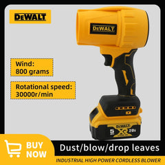 Dewalt 18V Brushless Electric Blower 30000RPM Violent Fan Blowing Car Dust Turbofan Charging Handheld Blower Tool carpenter tool