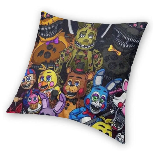 Five N Ights At Freddy's FNAF Square Pillowcase Pillow Cover Cushion Zip Decorative Comfort Throw Pillow For Home Sofa