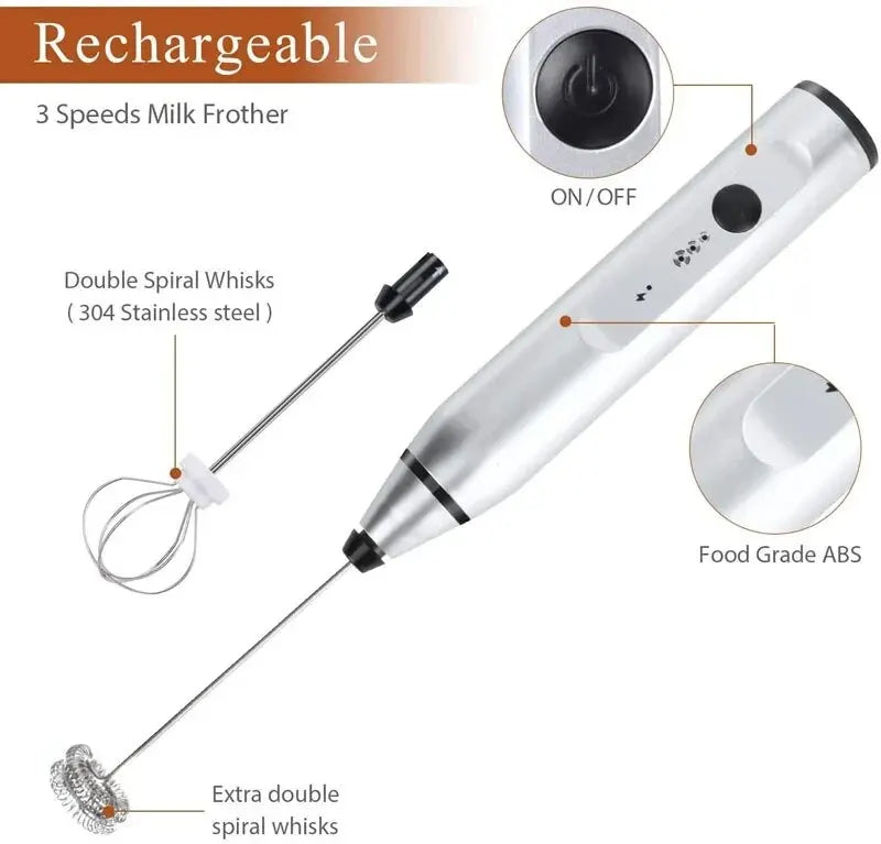 Showlu Smart General mini coffee frother for creating creamy froth in coffee and espresso drinks. Compact and easy to use.