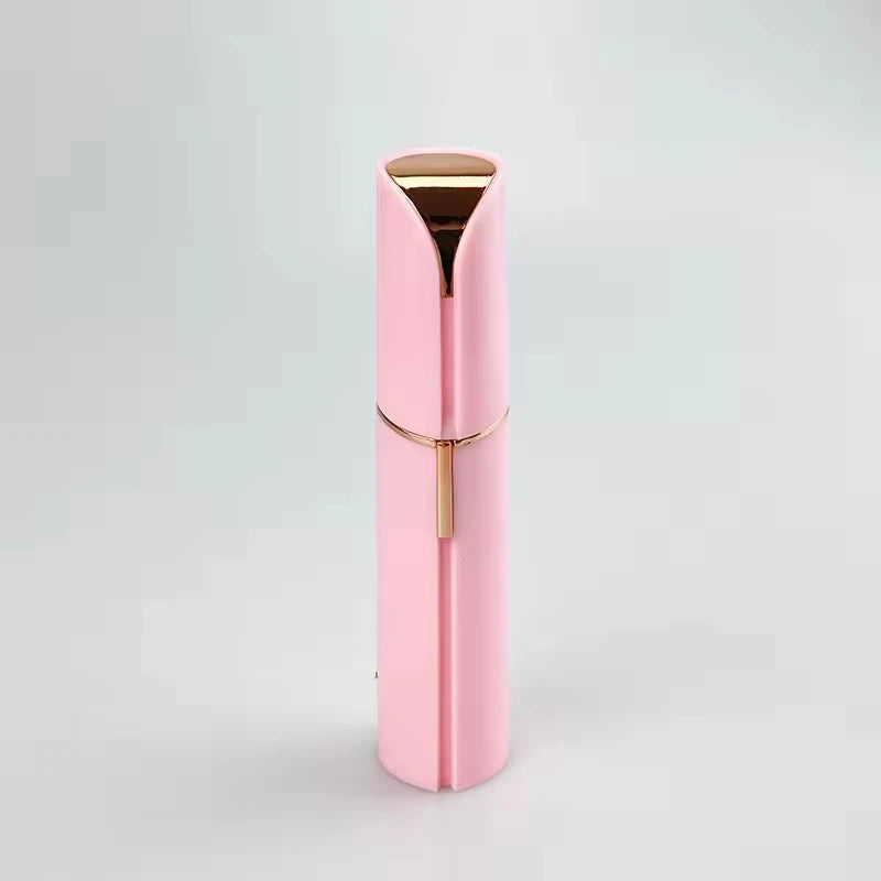 Electric facial hair remover for women by Showlu Fashion, painless face shaver for lips, peach fuzz, and fine facial hair removal.