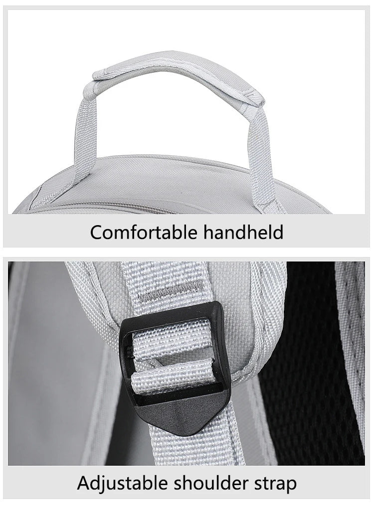 Showlu Smart General pet carrier backpack with breathable mesh sides and adjustable straps for comfortable pet travel.