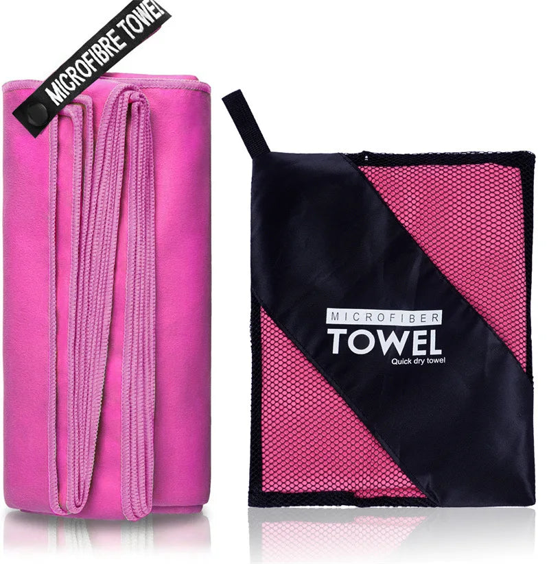 Quick-Drying Sports Towel 40x80/80x160CM Blue Grey Green Orange Swimming Gym Fitness Camping Running Beach Washcloth Towels SHOWLU FASHION STORE