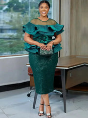 African Dresses For Women Elegant Wedding Muslim Fashion Abayas Dashiki Robe Kaftan Long Maxi Dress Turkish Africa 2025 New