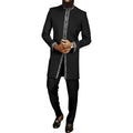 New In African Summer Business Men's Short Sleeve Suit Embroidery Dashiki Shirt Pants Sets 2 Pieces Outfits Wedding Party 2025