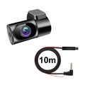 Showlu Smart General 360° rotating dash cam mounted on a vehicle windshield, capturing wide-angle road footage.