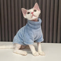 Showlu Fashion Wang Shan Meow Sphynx Cat Hoodie, a cotton winter pet jumpsuit with a cozy, stylish design for cats.