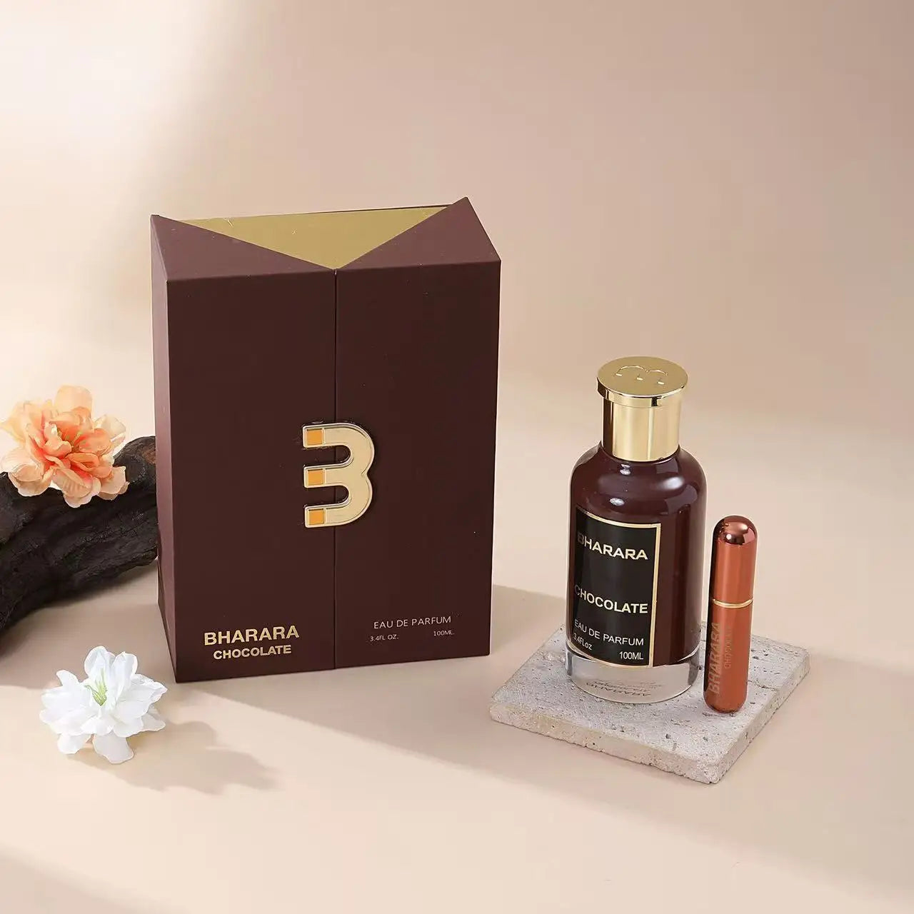Rich woody gourmand fragrance bottle of Bharara King Eau de Parfum in 100ml, showcasing its luxurious design.