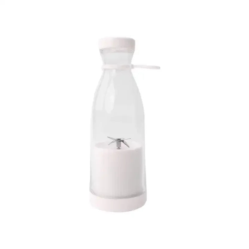 Portable MIKO NICE electric juicer by SHOWLU FASHION STORE, 380ml USB rechargeable fruit blender with sleek design.
