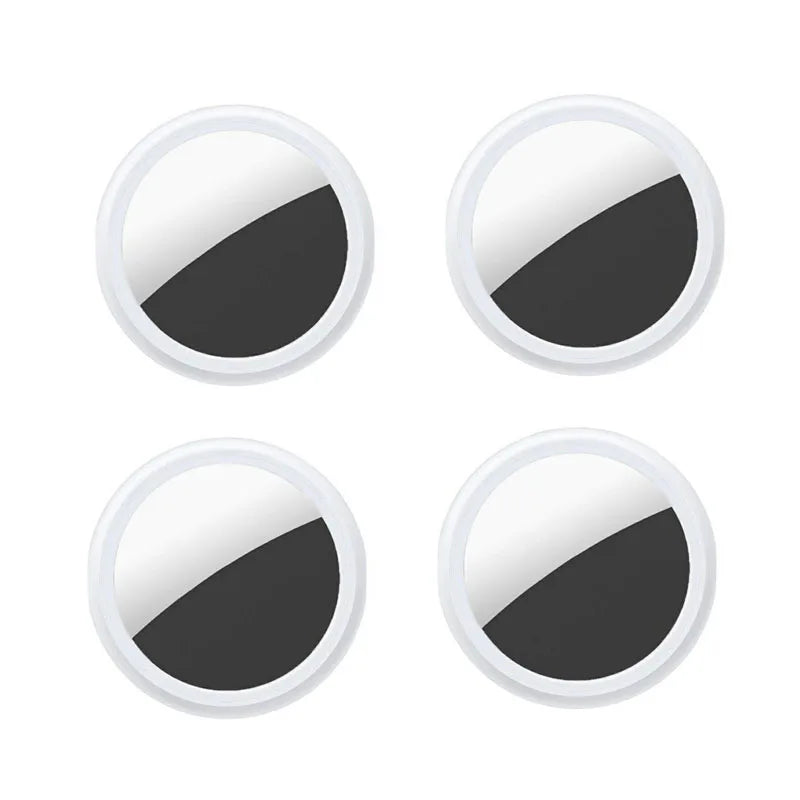 Showlu Smart Key Finder mini GPS tracker for kids, pets, and Airtags, shown in a sleek compact design.