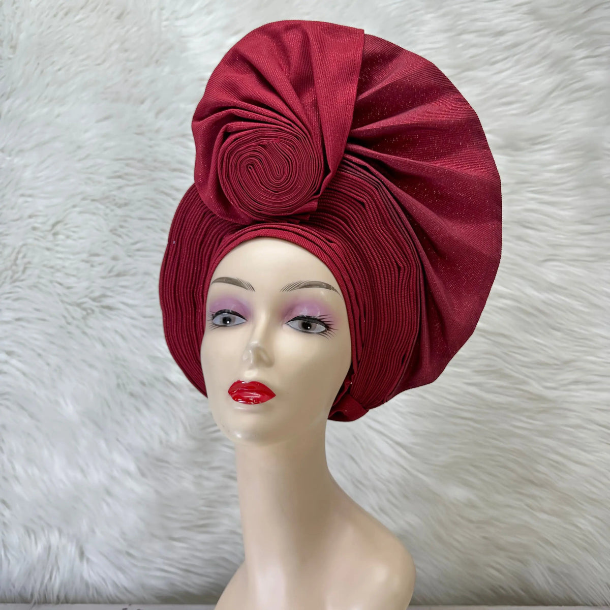 Aso Oke Nigeria For Traditional Marriage Nigeria Auto Gele Women Headtie Nice African Bonnet Hat For Lady Party