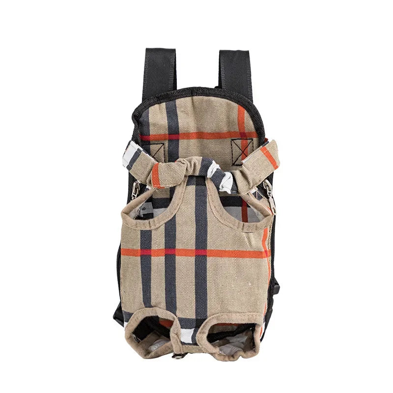 Showlu adjustable mesh pet carrier backpack with breathable design, suitable for cats and small dogs, featuring a comfortable carrying strap.