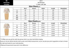 Casual Slim Office Print Patchwork Pencil Mid Dress with Belt Women Elegant V-Neck Half Sleeve Party Birthday Vestidos 2025 New