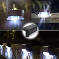 Showlu Smart Solar LED stair step light with IP65 waterproof design, auto on/off, ideal for safe outdoor staircase illumination.