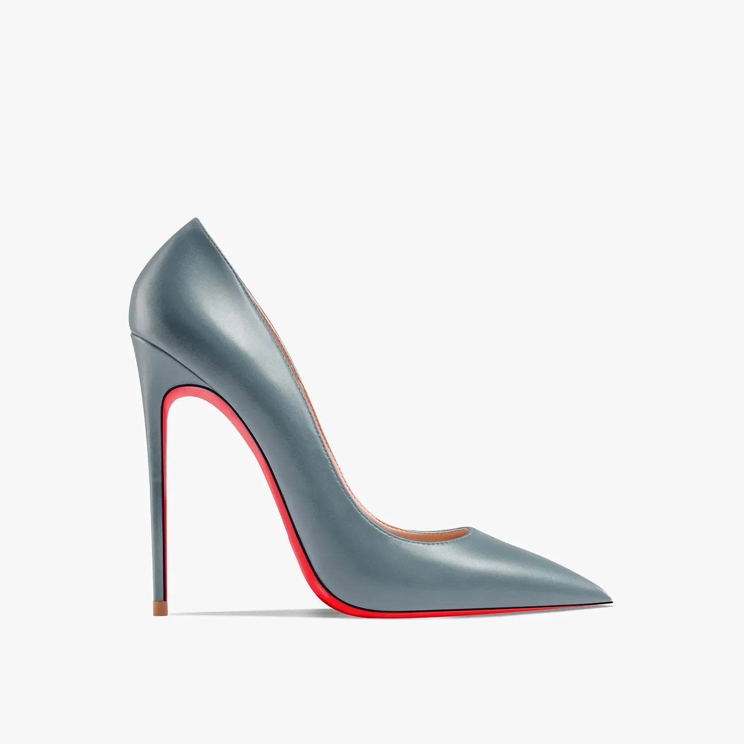 Red high heel pumps for women with pointed toes and 12cm heels, from SHOWLU FASHION STORE, stylish and elegant footwear.
