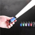 Portable LED micro flashlight from Showlu featuring USB rechargeable keychain design, compact and convenient for everyday use.