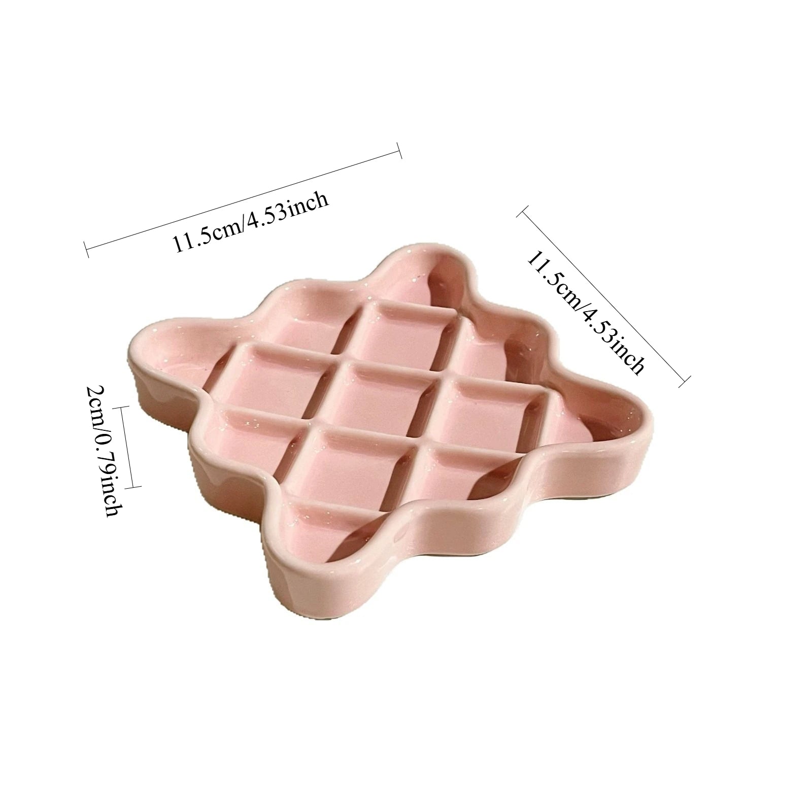 Showlu Fashion Store pet slow food bowl with irregular ceramic design, anti-choking puppy bowl, dopamine-colored pet feeding plate