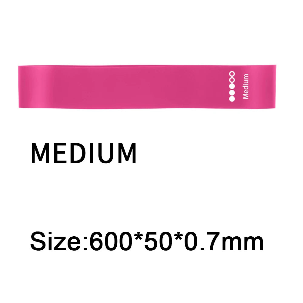 Set of Showlu Fashion Store fitness elastic resistance bands for yoga, Pilates, Crossfit, and gym workouts, ideal for stretching and strength training