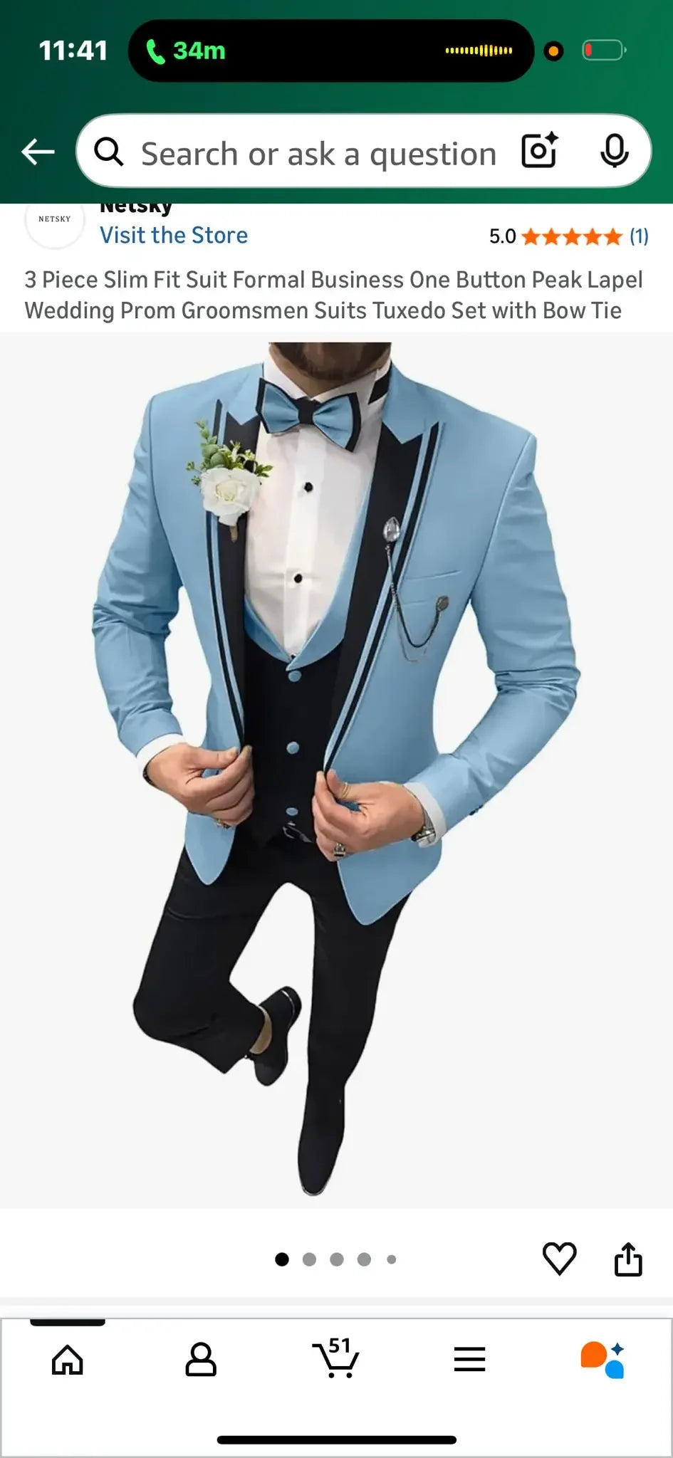 Showlu Fashion custom large size suit tailored by Laiditya with expedited shipping, displayed on a mannequin.
