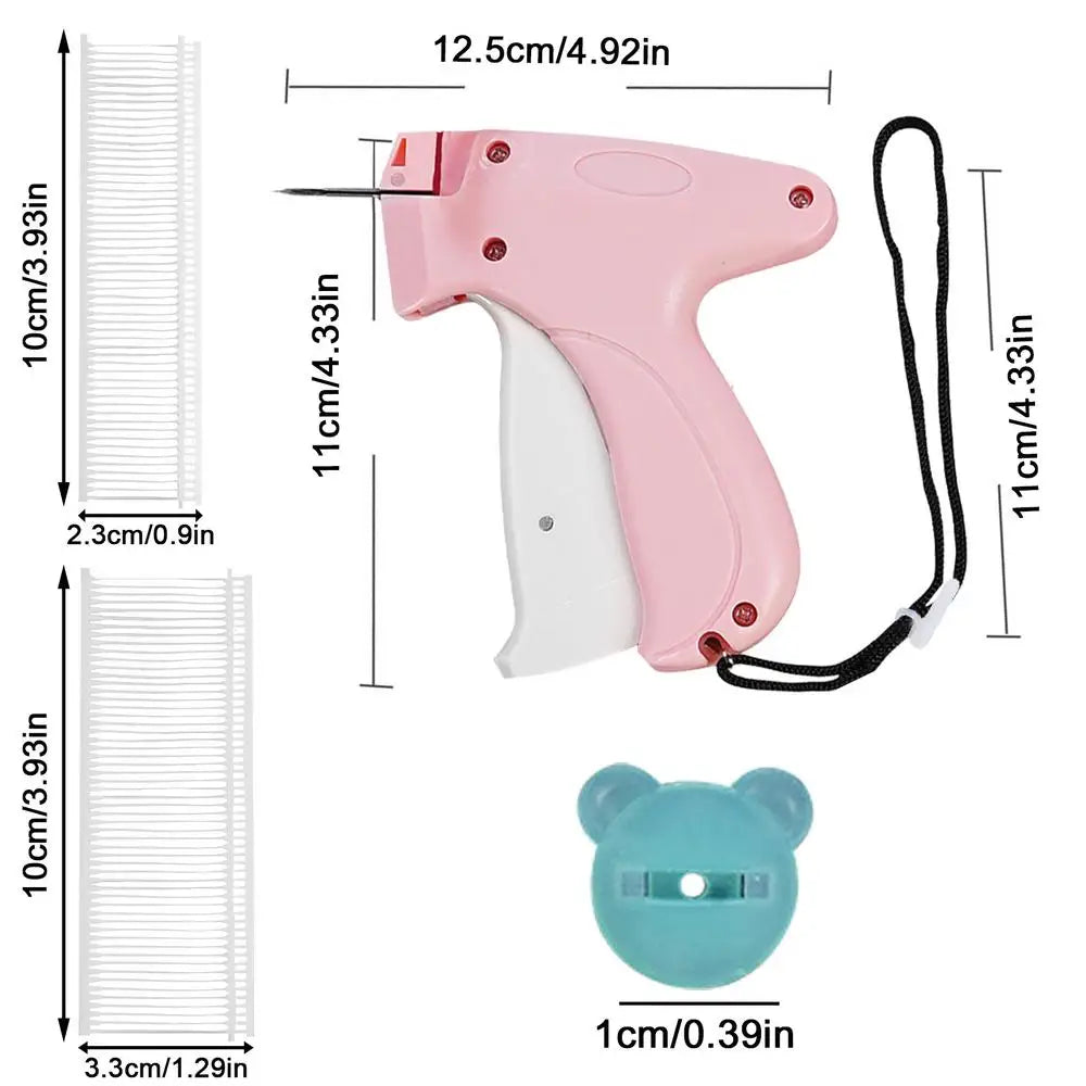Portable Showlu Mini Sewing Machine for quick clothing repairs, compact and easy-to-use sewing tool for quick fixes.